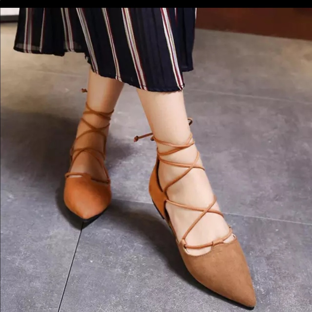 PROMOD Gladiator Sandals Camel